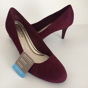 Comfort Plus Women’s Heels Size 11 Magenta Suede